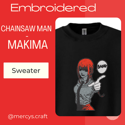 Saw Man - Makima Anime Crewneck