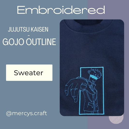 JJK Gojo Outline Sweatshirt