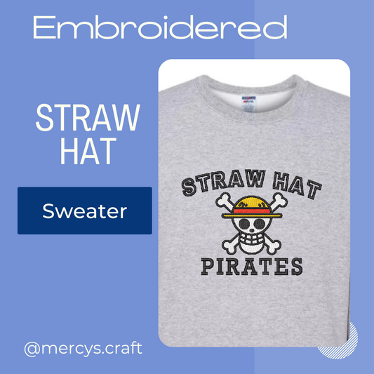 Pirate Straw Crew Anime Sweatshirt