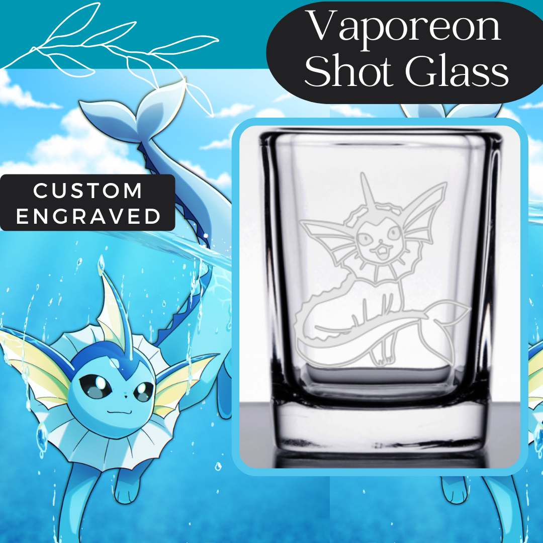 Vaporeon Anime Shot Glass