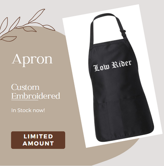 Low Rider Embroidered Apron