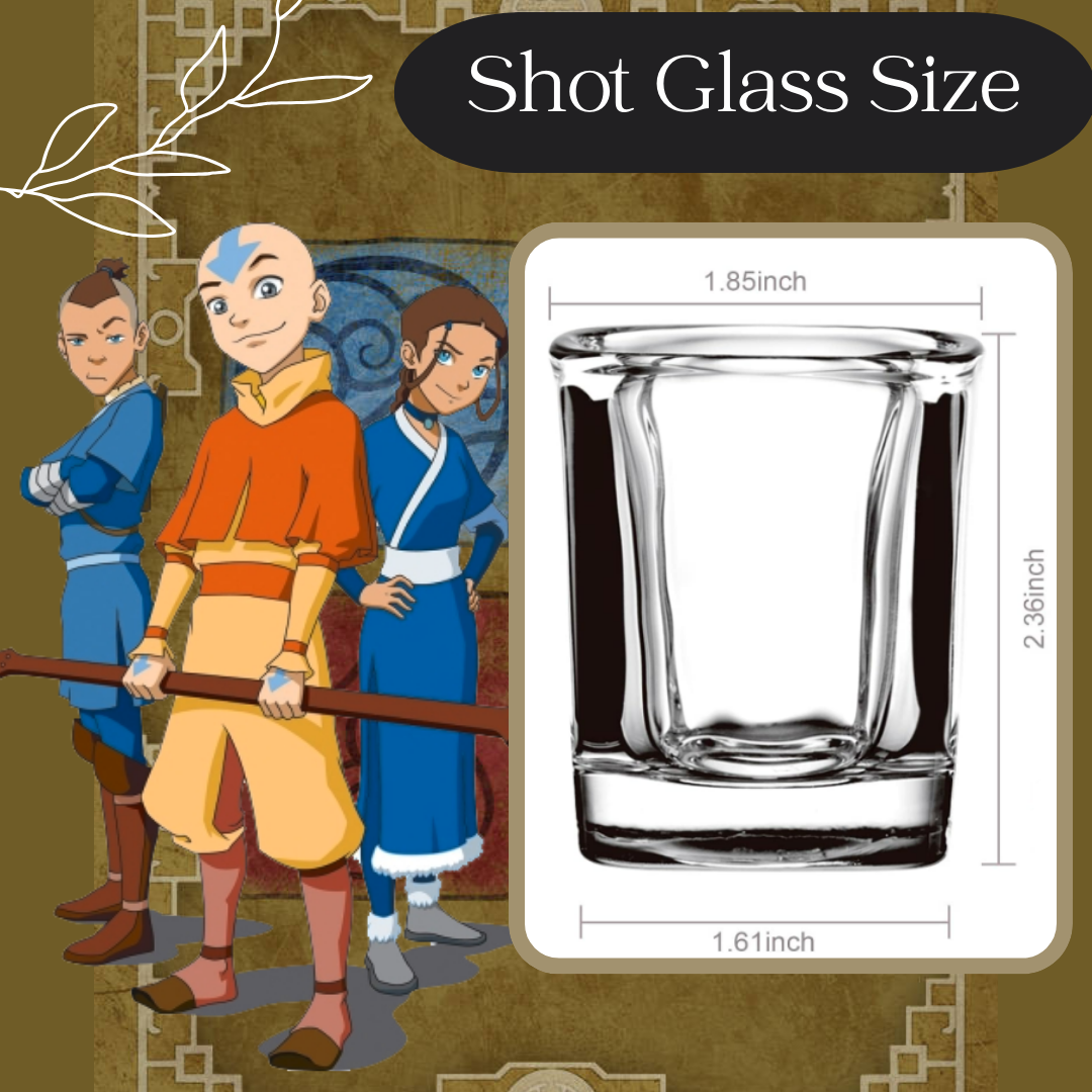 The Last Air Bender Shot Glass 4 Pc Set