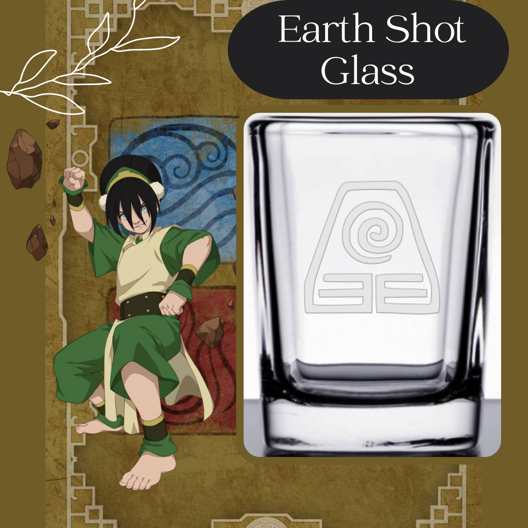 The Last Air Bender Shot Glass 4 Pc Set