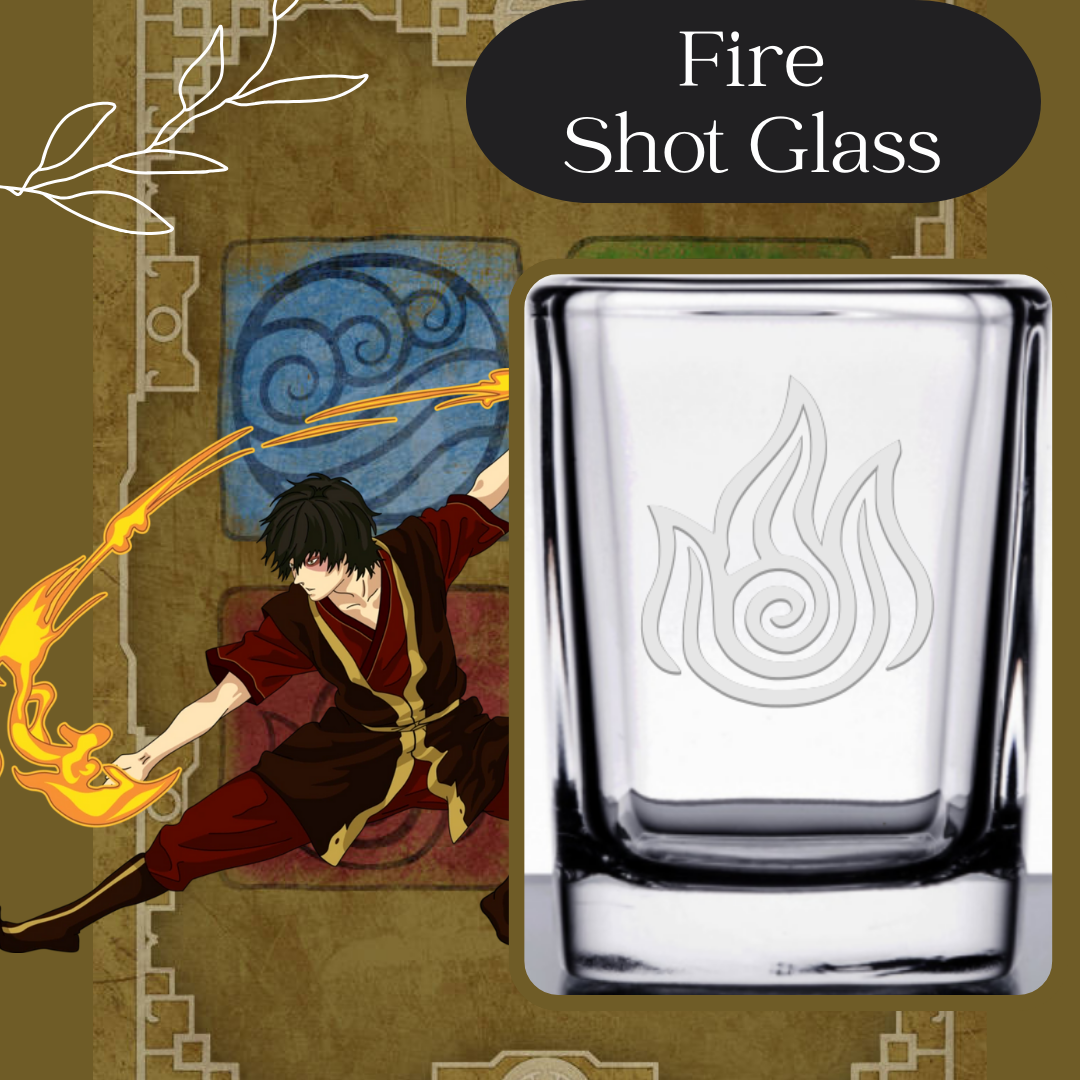 The Last Air Bender Shot Glass 4 Pc Set