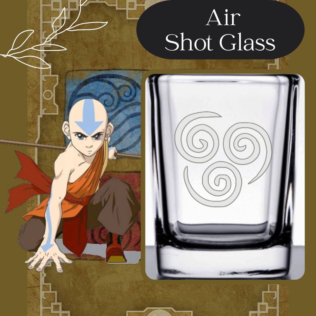 The Last Air Bender Shot Glass 4 Pc Set