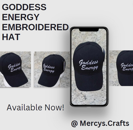 Goddess Energy Embroidered Hat