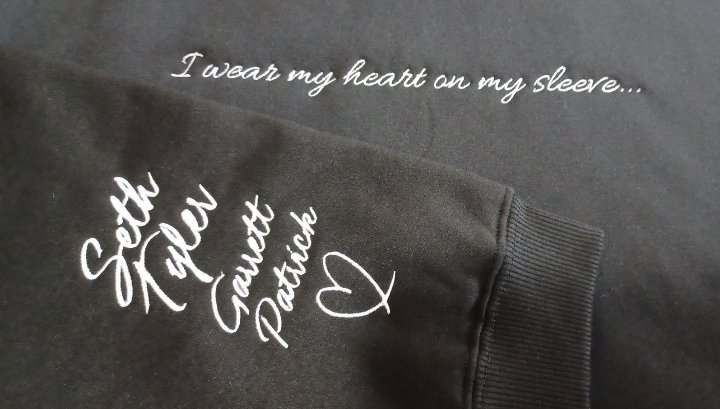 I Wear My Heart on My Sleeve Hoodie