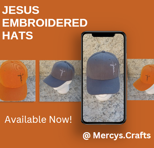 Jesus Embroidered Hat