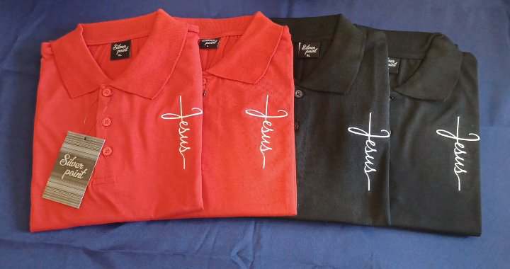 Short Sleeve Jesus Polo Shirts