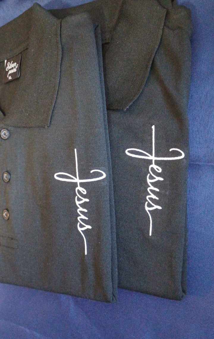 Short Sleeve Jesus Polo Shirts