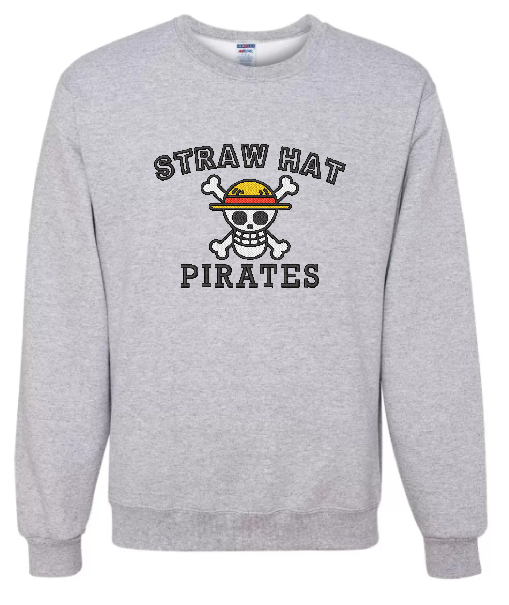 Pirate Straw Crew Anime Sweatshirt