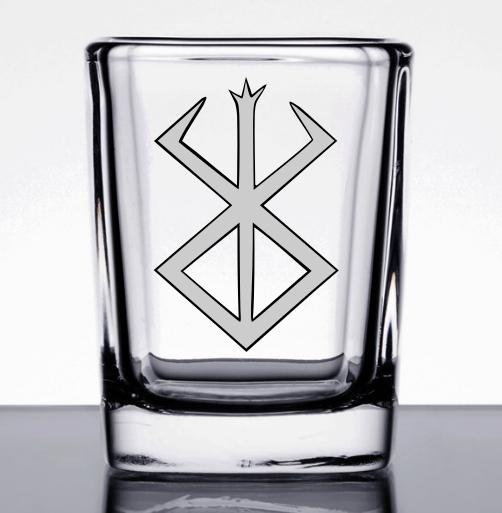 Engraved Berserk Anime Shot Glass