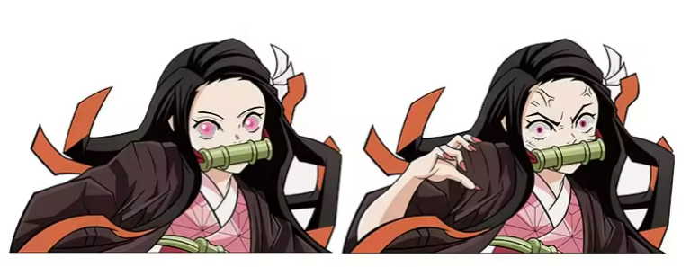 3D Motion Sticker Nezuko