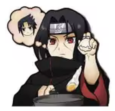 3D Motion Sticker Itachi Bae