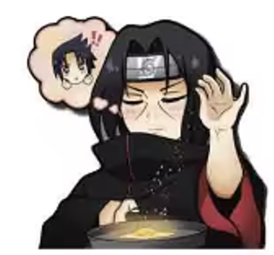 3D Motion Sticker Itachi Bae