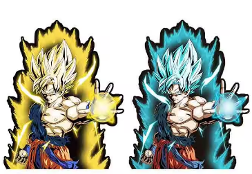 3D Motion Sticker Saiyan