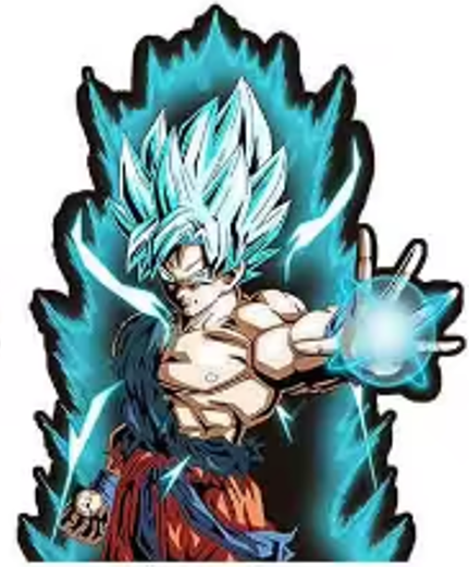 3D Motion Sticker Saiyan