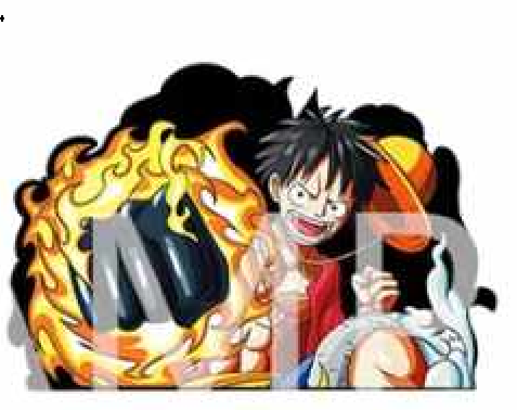 3D Motion Sticker Luffy (C)