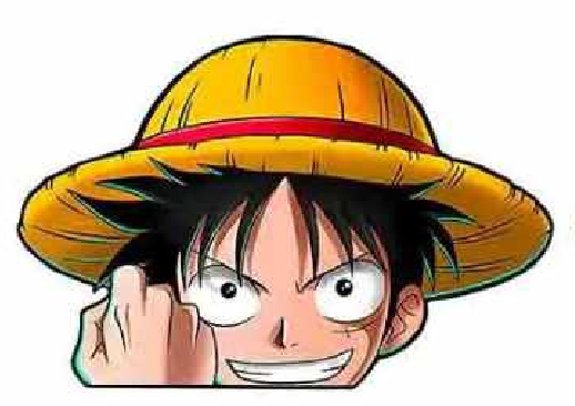 3D Motion Sticker Luffy (B)