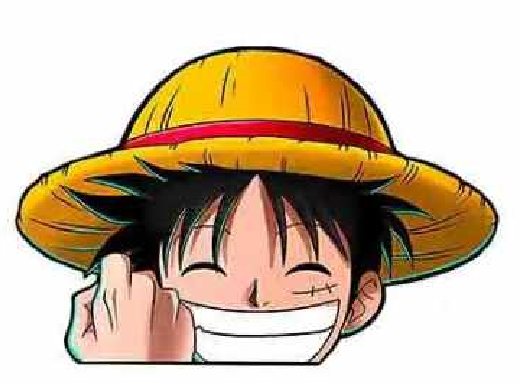 3D Motion Sticker Luffy (B)