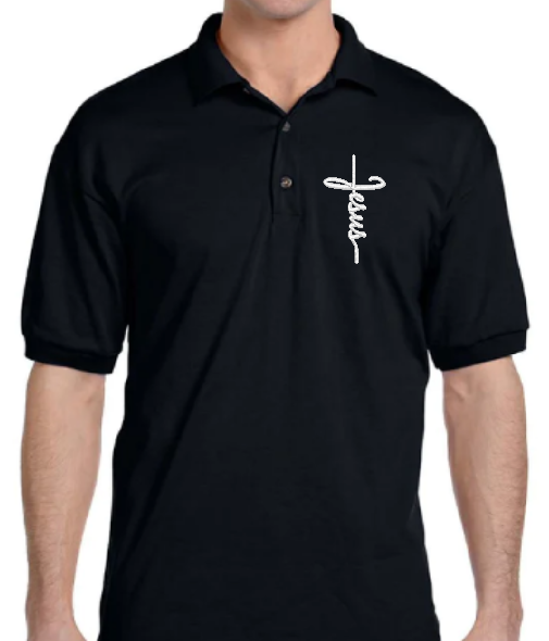 Short Sleeve Jesus Polo Shirts