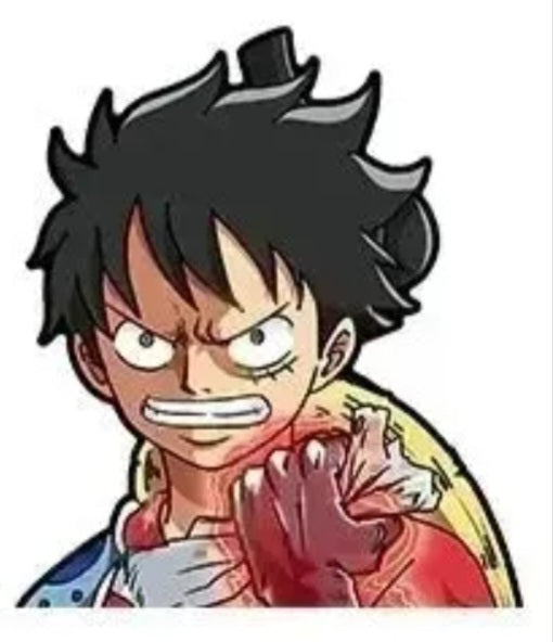 3D Motion Sticker Luffy (A)