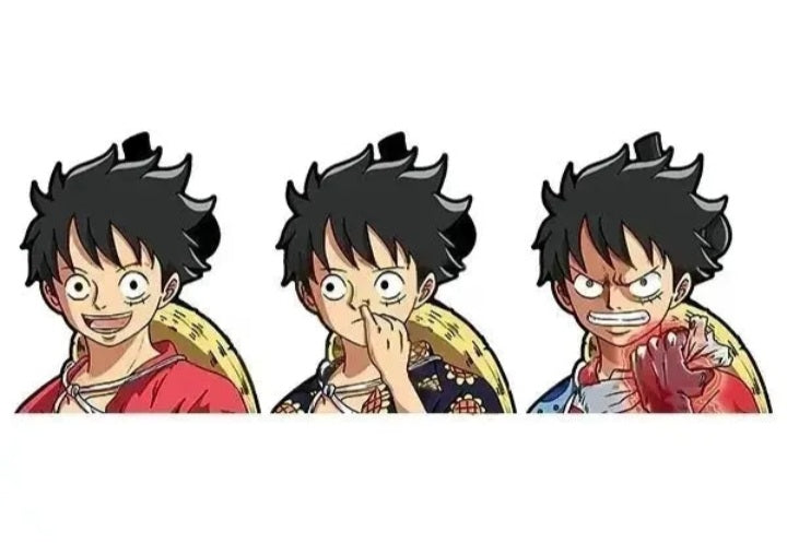 3D Motion Sticker Luffy (A)